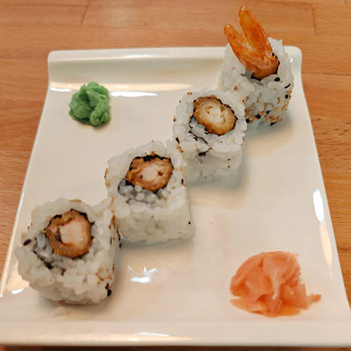 Tempura de langostino frita