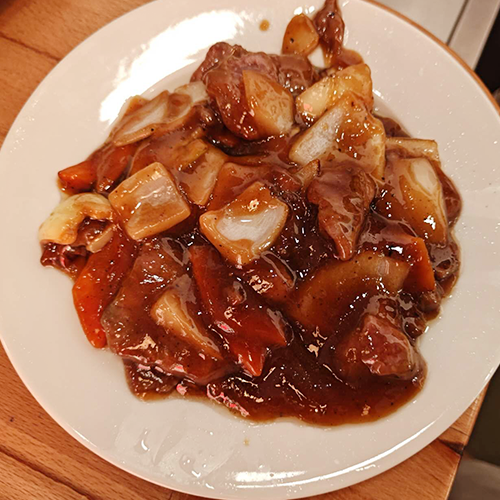 Ternera con pimienta